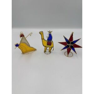 danbury mint‎ Vintage Stain glass Ornaments